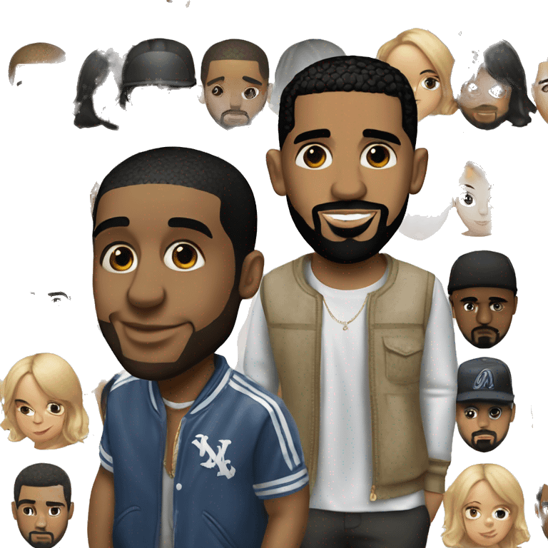 p diddy and drake emoji