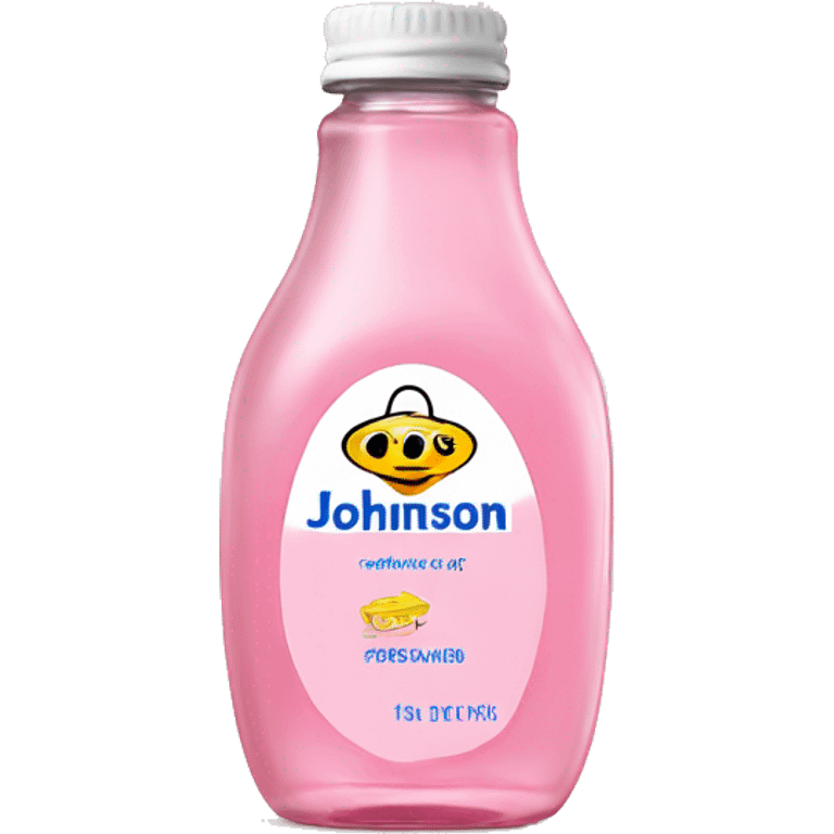 JOHNSON'S Baby oil pink bottle emoji