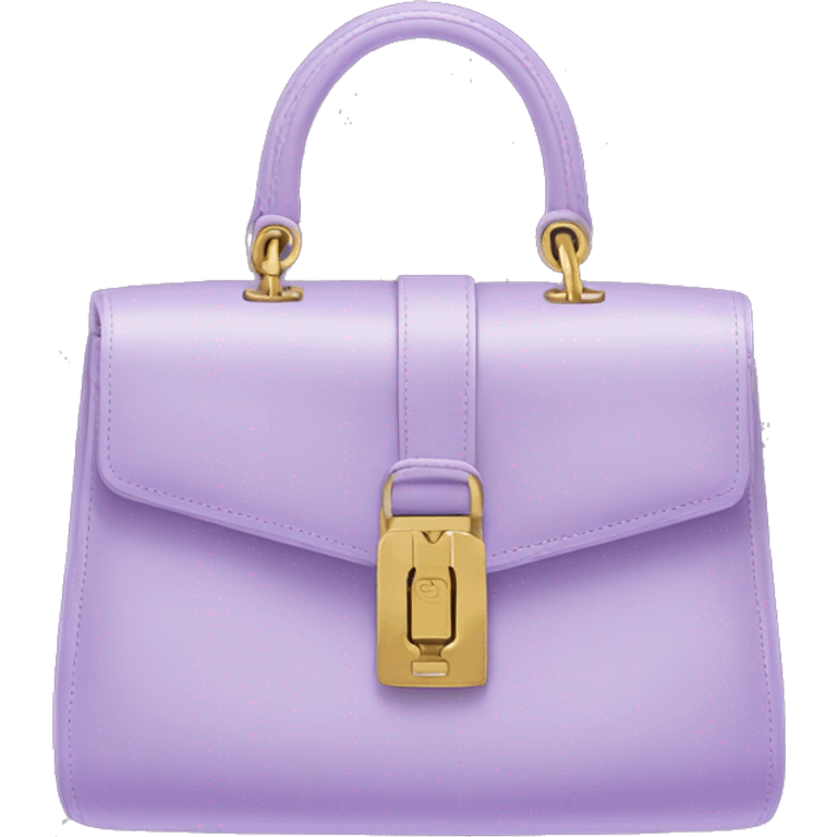 Lilac ysl handbag emoji