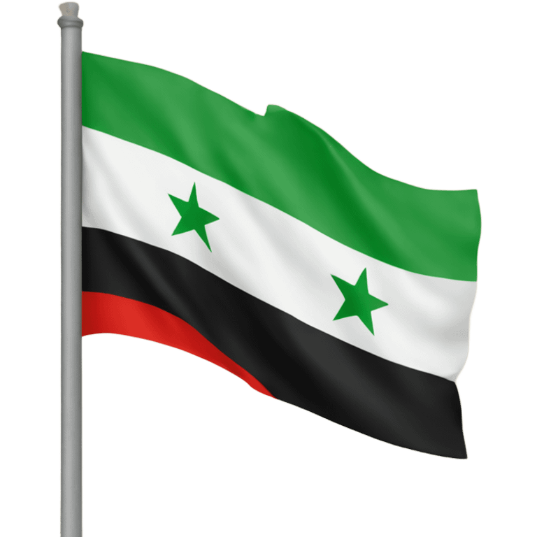 Old syrian flag emoji