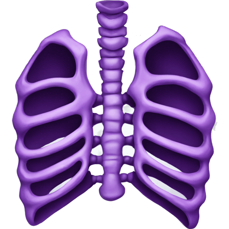 PURPLE CHEST BONES emoji