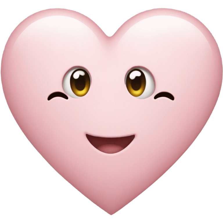 pastel pink heart emoji