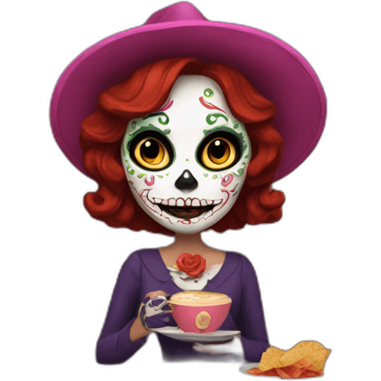 Catrina cafe emoji