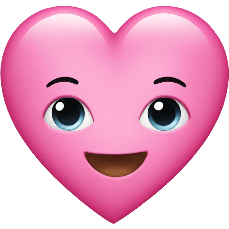 Pink heart  emoji