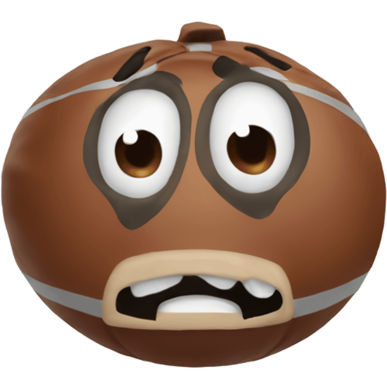 Buckeye mascot bruised emoji