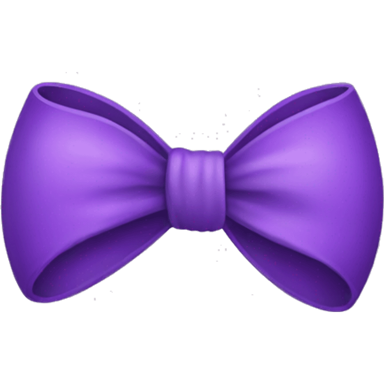 Violet bow emoji