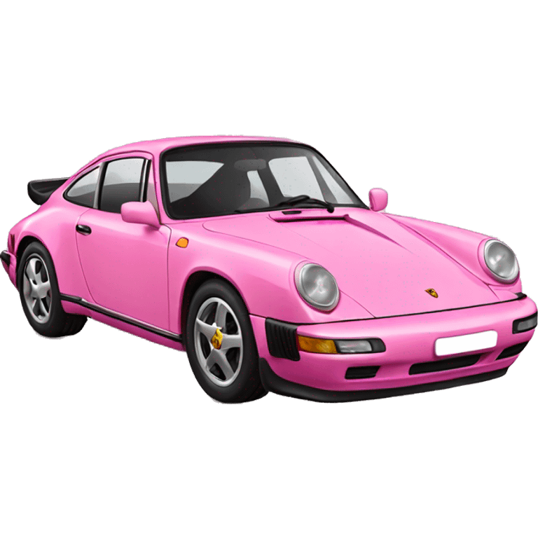 Pink Porsche  emoji