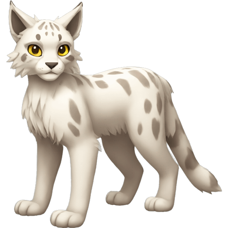 Lynx-Fakemon full body emoji