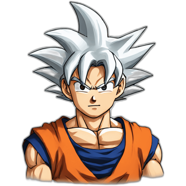 Goku from dragon ball anime emoji