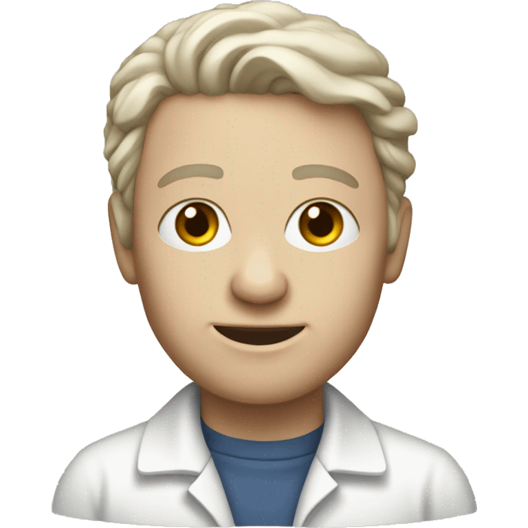 a white-skinned  Cultural anthropologist emoji