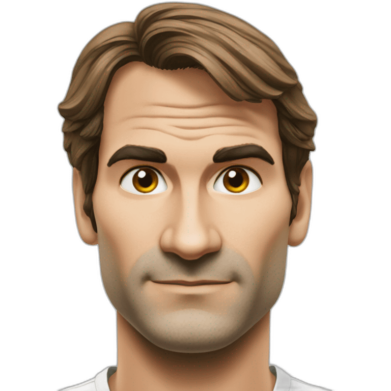 Face Roger Federer emoji