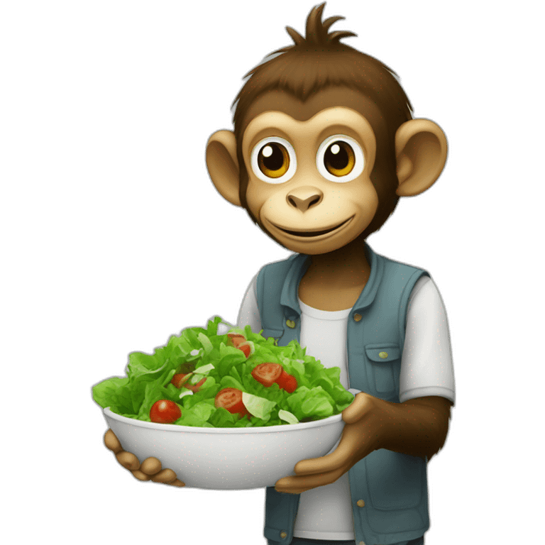 monkey and salat emoji