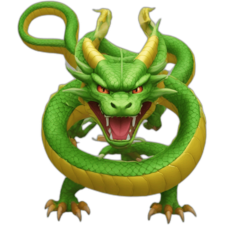 Shenron with dragon ball emoji