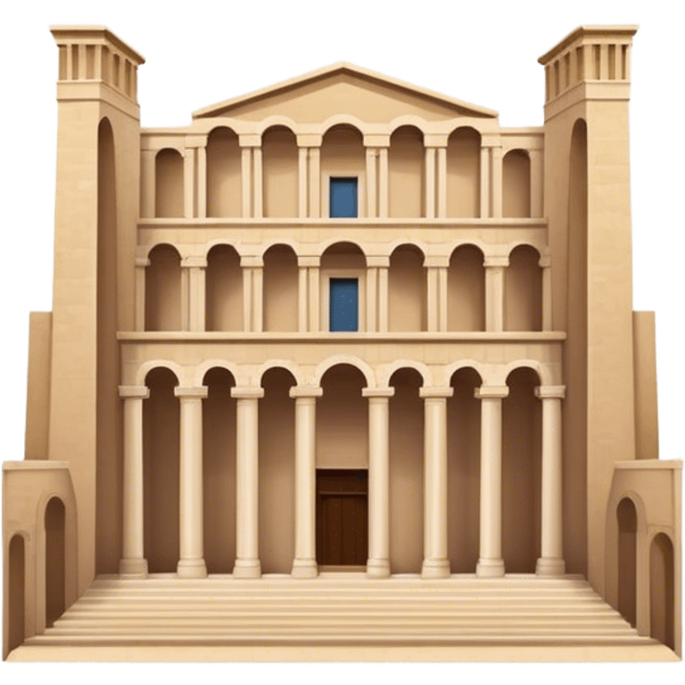 Cinematic Realistic Odeon of Herodes Atticus Emoji emoji