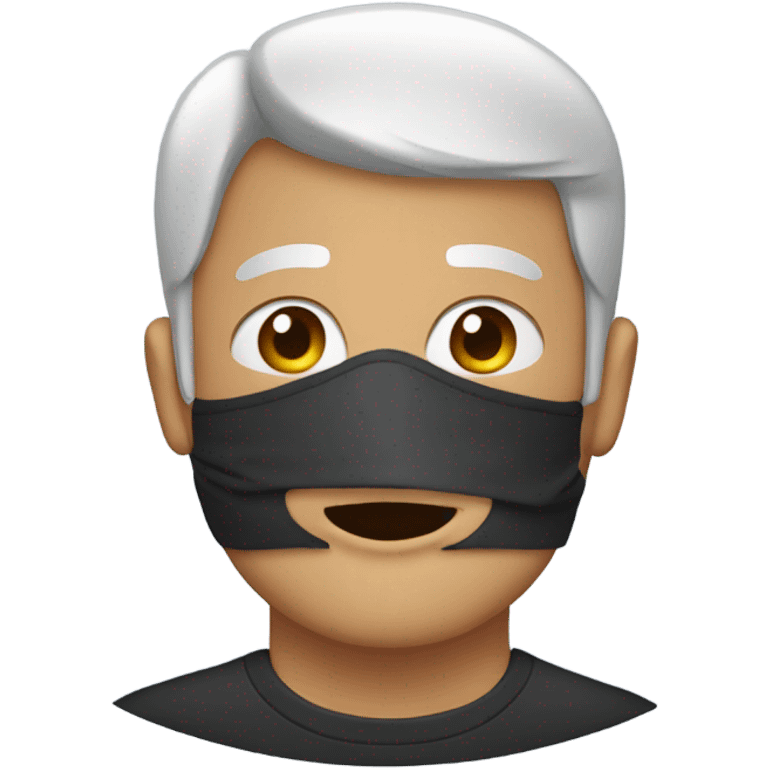 A dad with mask emoji