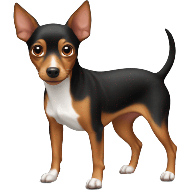 red miniature pinscher rat terrier mix emoji