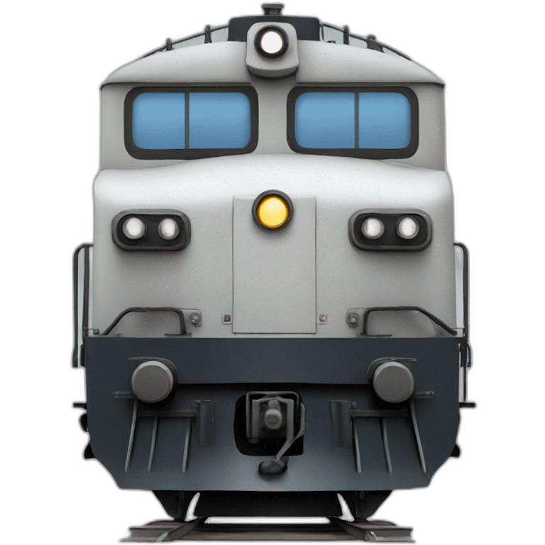 russian train, frontal view emoji