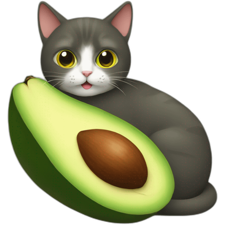 avocado cat emoji