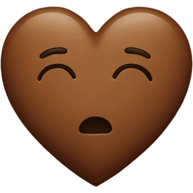 Brown Heart emoji