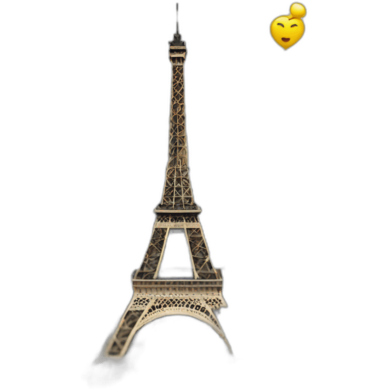 Macron sur tour Eiffel emoji