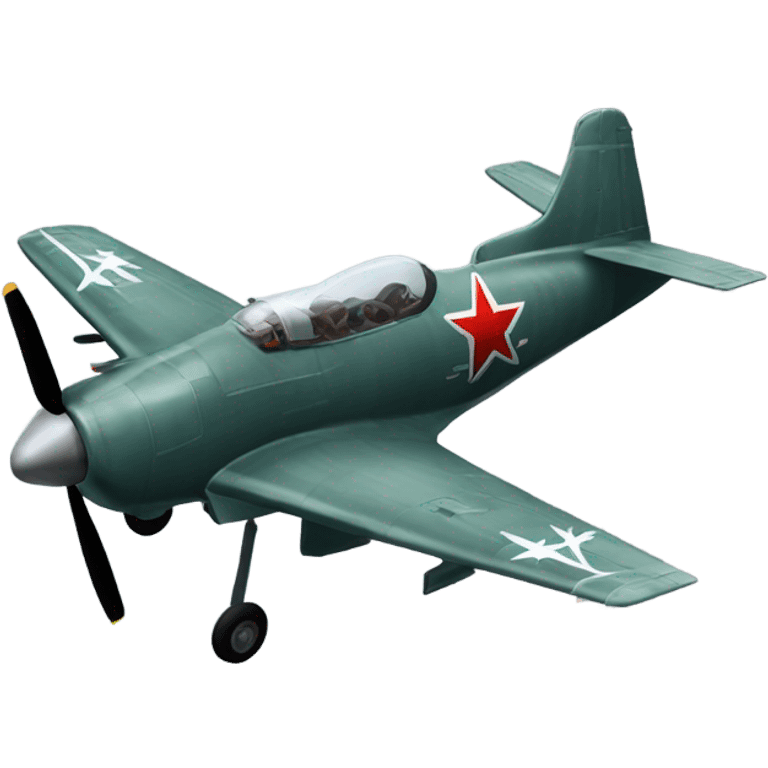 Yak-1 fighter plane emoji