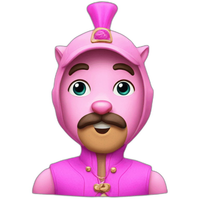 Pink panther show emoji