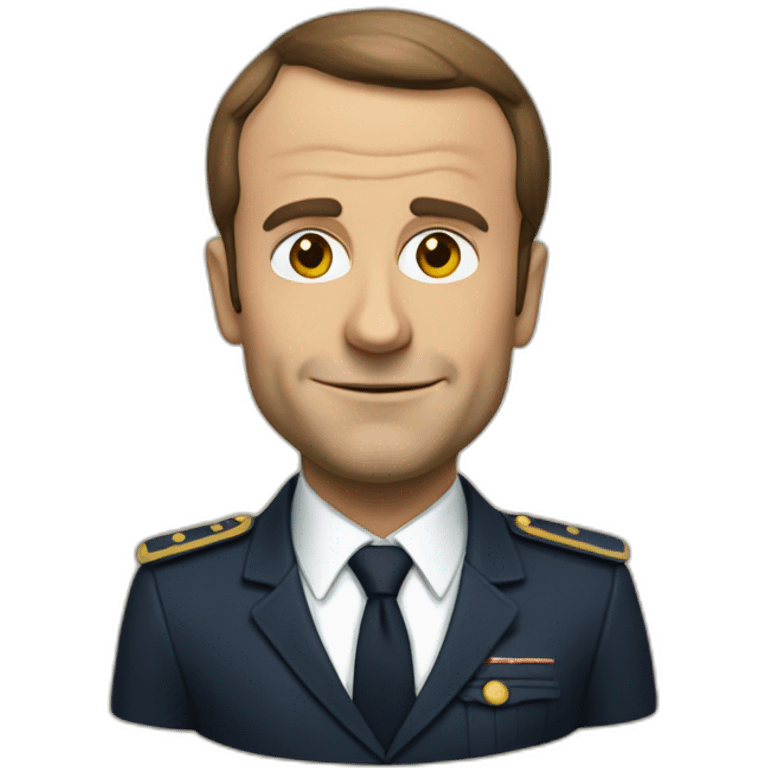 Macron le surpuissant emoji