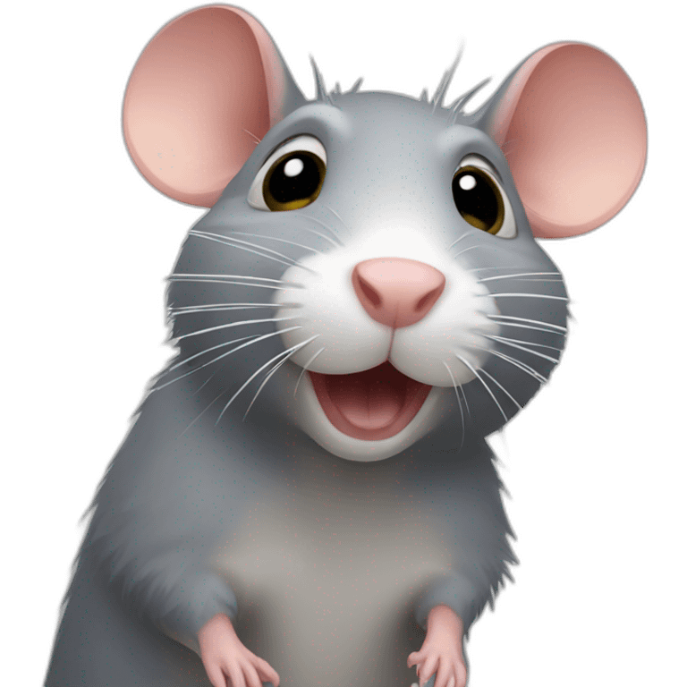 Rat-sneezed emoji