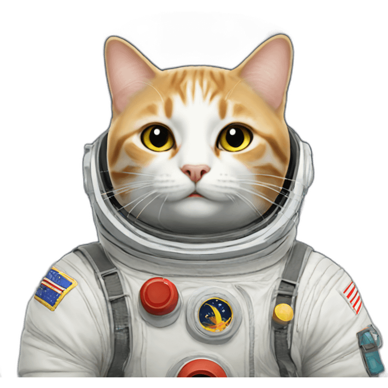 cat-cosmonaut- Chinese emoji