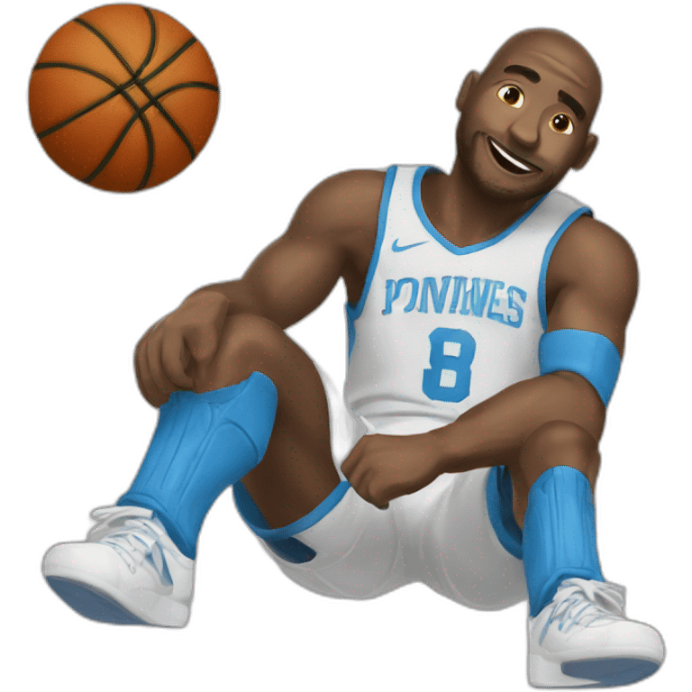 Un basketteur emoji