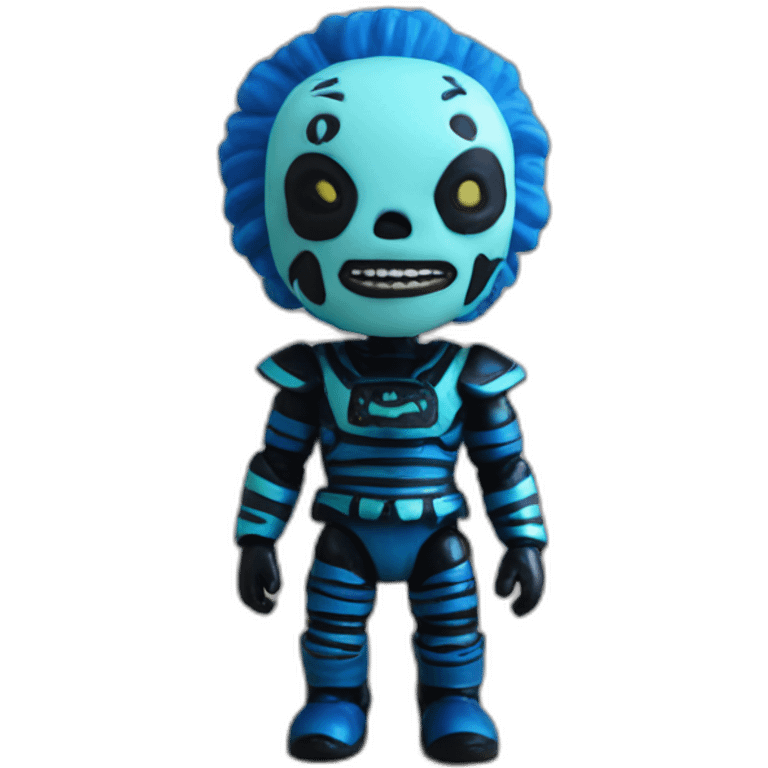 Beetleborg blue action figure emoji