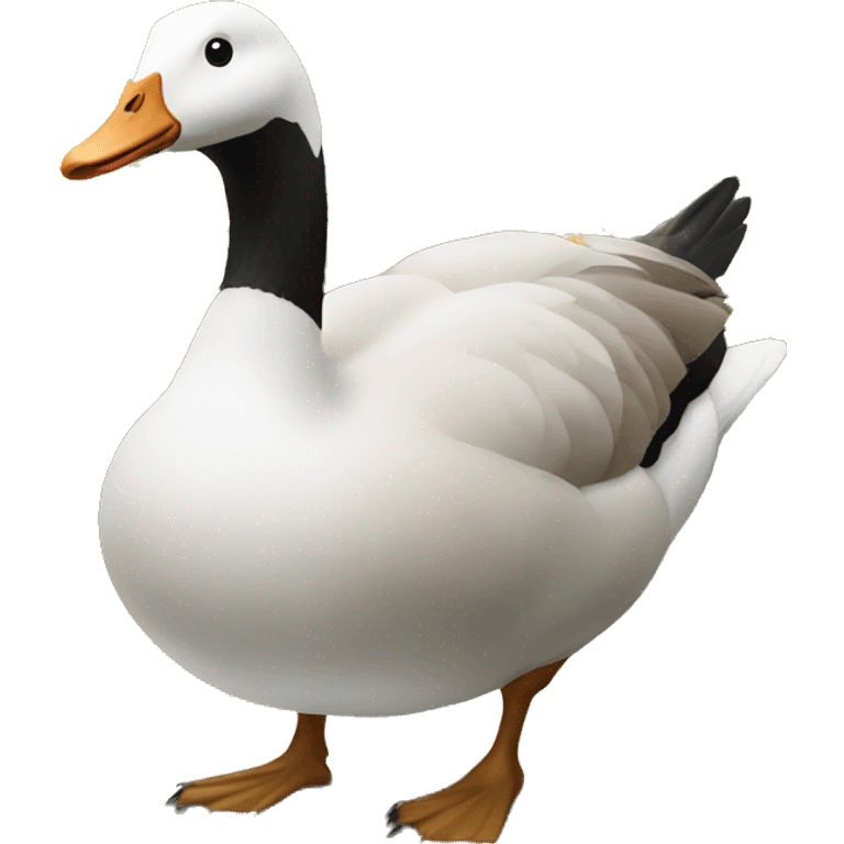 Goose in the garden emoji