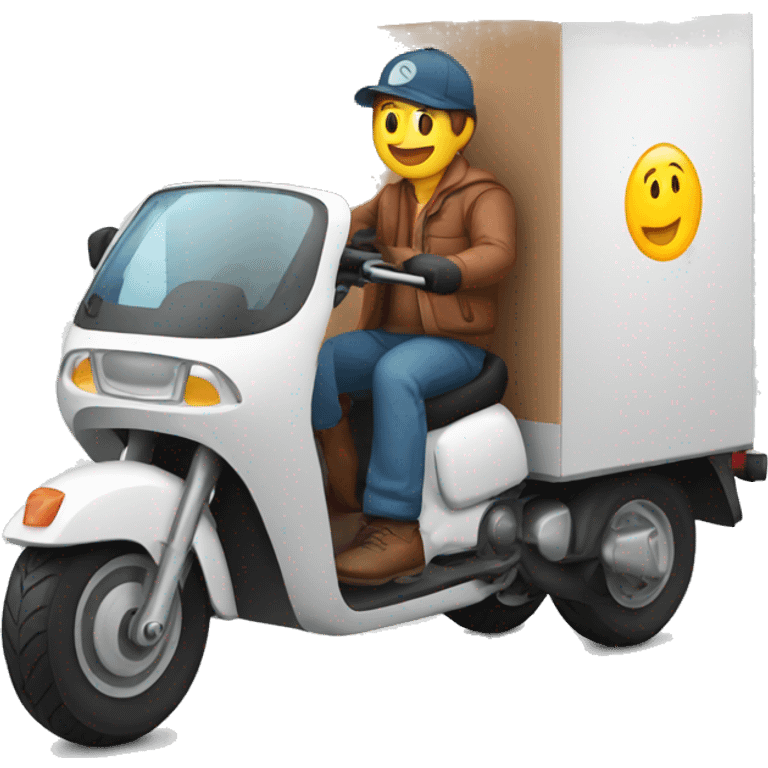 delivery moto emoji