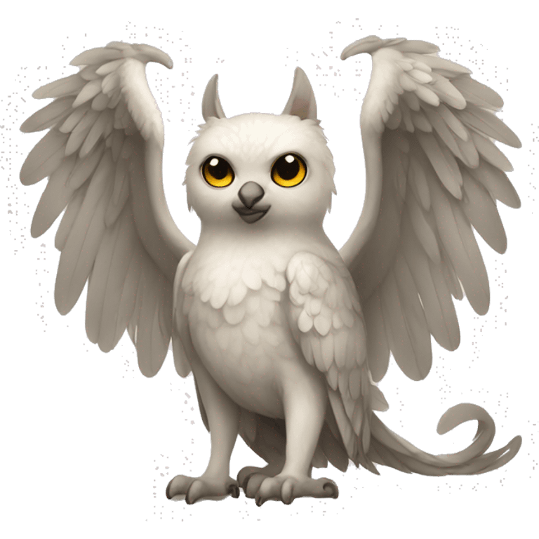 Cute cool winged animal hybrid full body  emoji