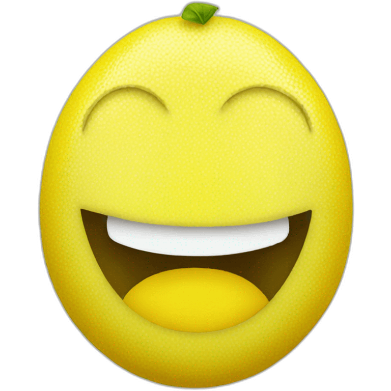 lemon-smile emoji