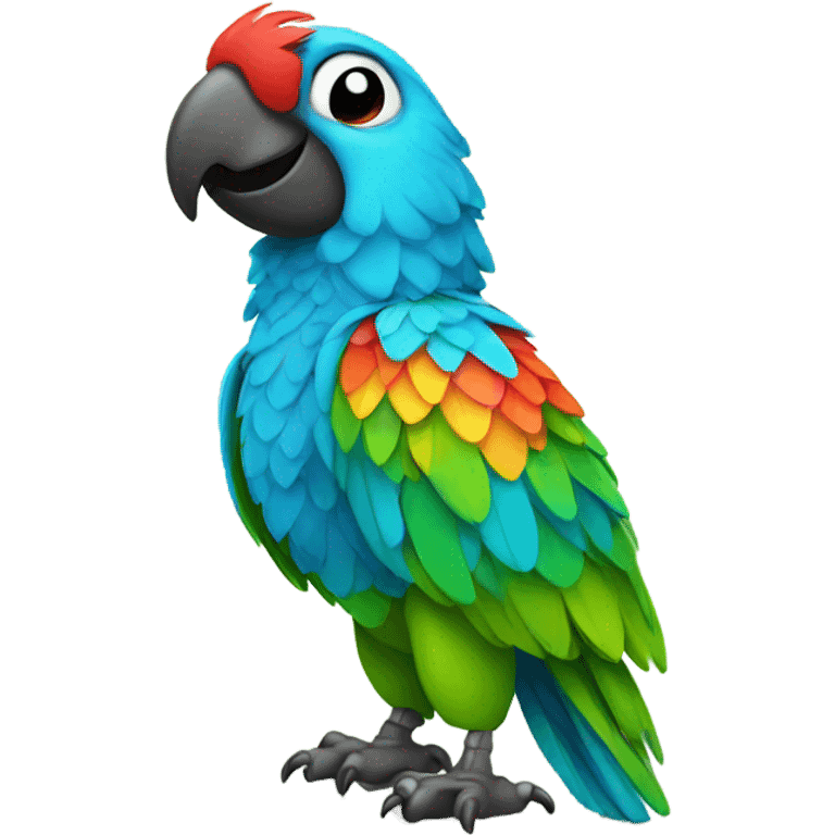 Parrot wearing a Hawaiian shirt  emoji