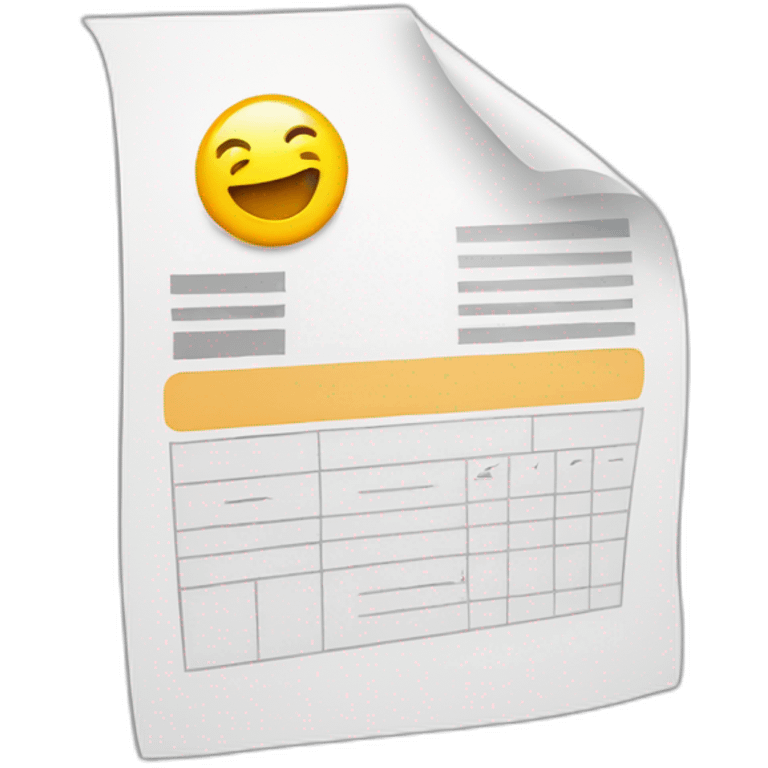 invoice emoji