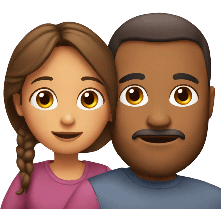 Padre, madre he hija jóvenes  emoji