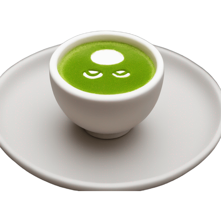 matcha in a handmade cup emoji