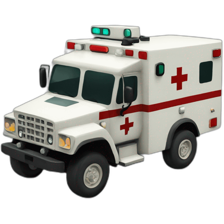 Army ambulance emoji