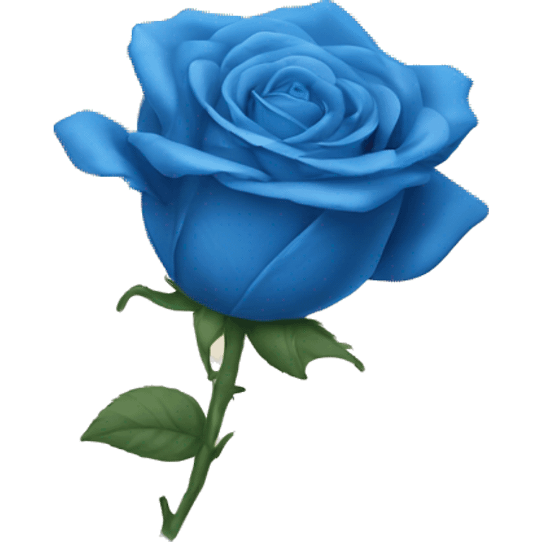 blue rose emoji