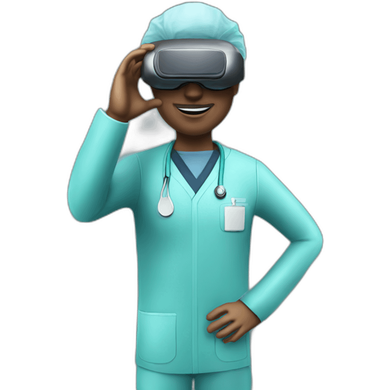 Surgeon-with-virtual-reality-display emoji