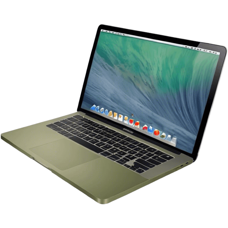 MacBook Pro Olive color emoji