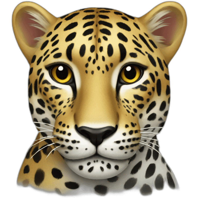 Rainbow Leopard emoji