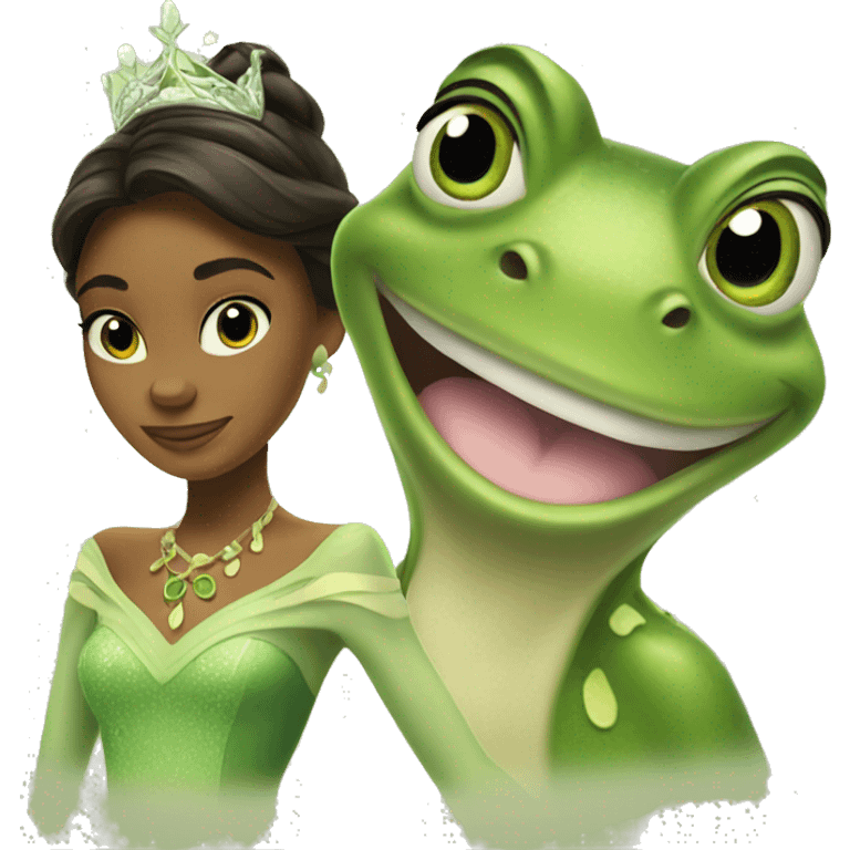 Princess and the frog emoji