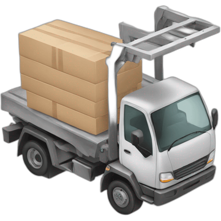 Delivery of building materials emoji