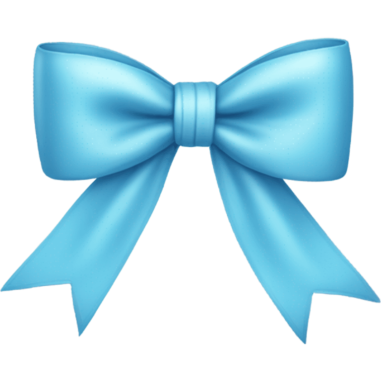 Light blue bow emoji