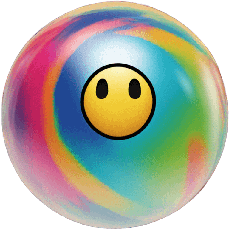 A bowling ball emoji