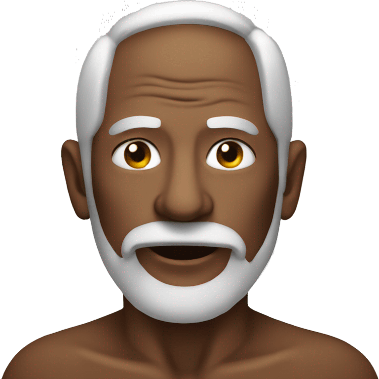 Old man in a bikini emoji