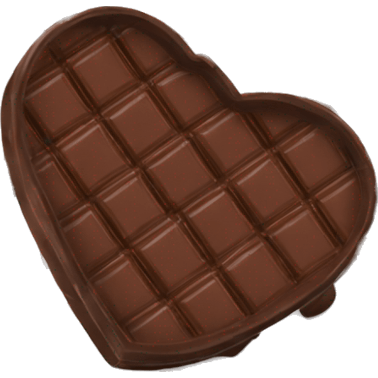 Heart shaped box of chocolates  emoji